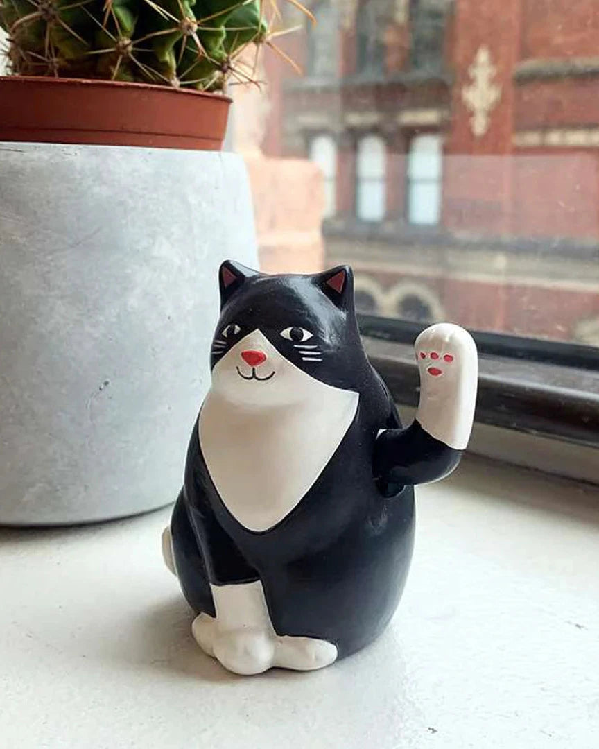 KIKKERLAND(キッカーランド)/   Solar Cat ソーラーキャット | 太陽光で動く猫のオブジェ 【サラダボゥル】