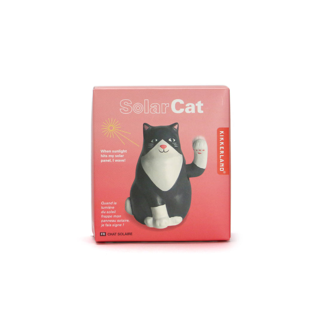 KIKKERLAND(キッカーランド)/   Solar Cat ソーラーキャット | 太陽光で動く猫のオブジェ 【サラダボゥル】