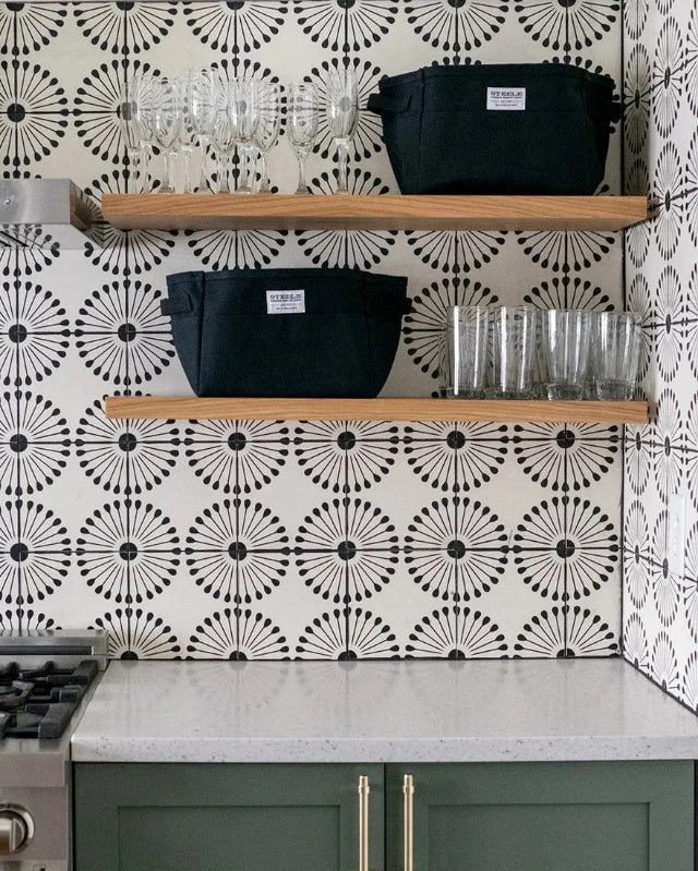 STEELE CANVAS BASKET(スチールキャンバスバスケット) /Black Small Canvas Storage Bin【バーンストア】