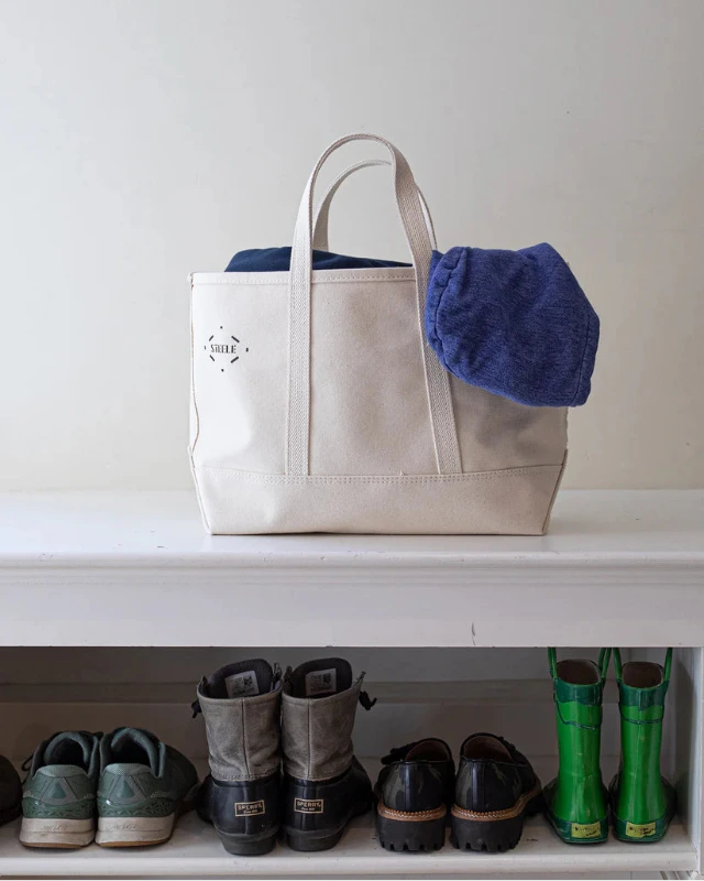 STEELE CANVAS BASKET(スチールキャンバスバスケット) / Natural Canvas Tote Bag - Small【バーンストア】