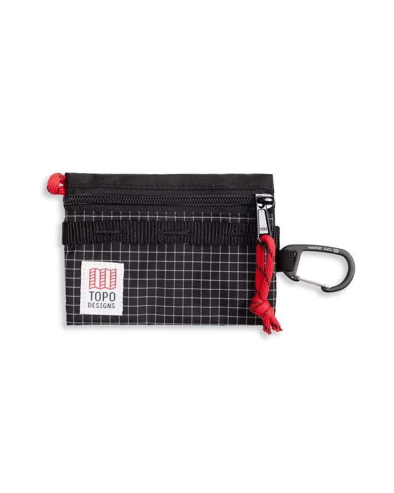 TOPO DESIGNS (トポデザイン）/ MOUNTAIN ACCESSORY BAG ‐ Black/Grid 【バーンストア】