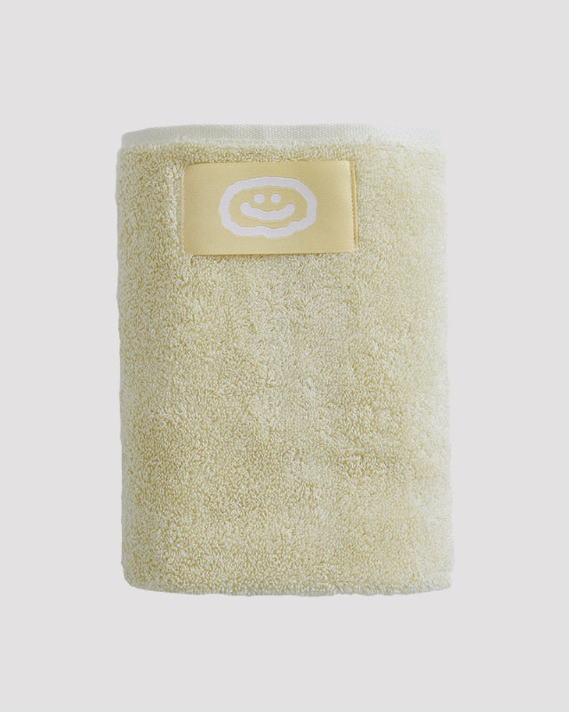 【バーンストア】ooowl /  TOWEL LOVE YELLOW STRIPE