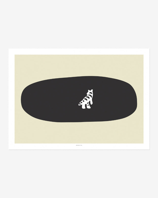 【バーンストア】WARMGREY TAIL / CIRCLE & TIGER POSTER 300mm x 400mm