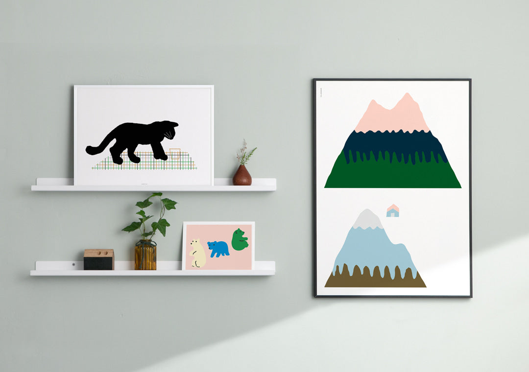 WARMGREY TAIL(ウォームグレーテール）/ BLACK CAT POSTER 300mm x