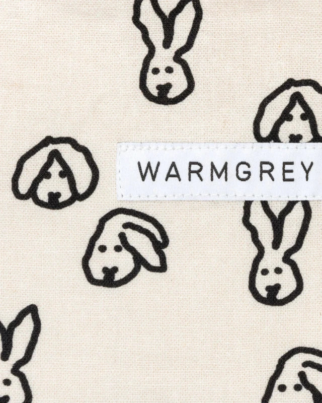 WARMGREY TAIL(ウォームグレーテール）/BUNNY BUNNY FLAT POUCH - IVORY [S]バーンストア】