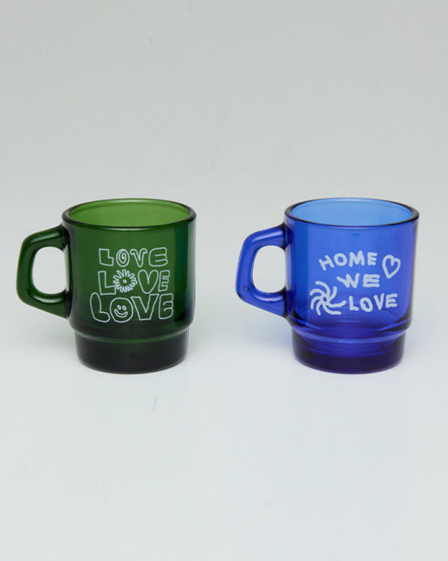 【バーンストア】ooowl /  MILK GLASS LOVE GIFT SET