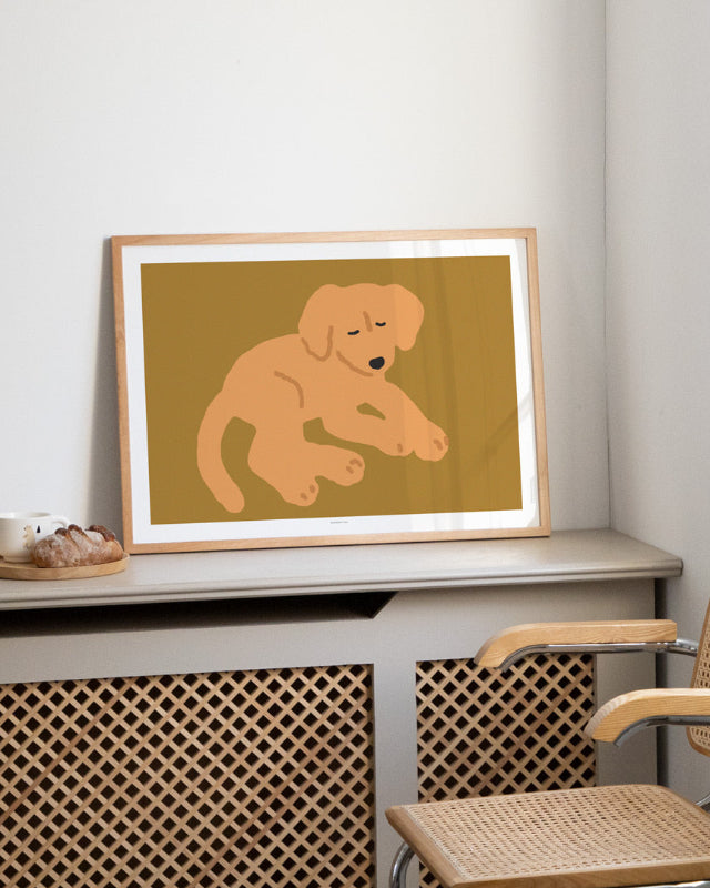 【バーンストア】WARMGREY TAIL / SLEEPING DOG  POSTER 300mm x 400mm WA210159/WA21347