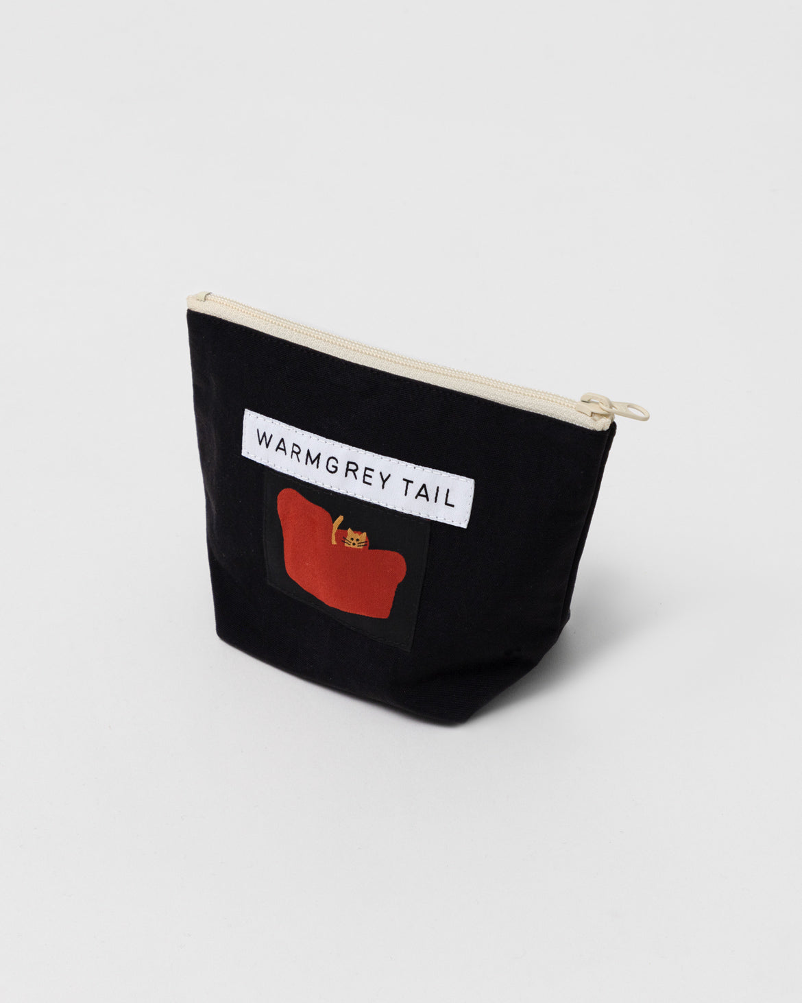 WARMGREY TAIL(ウォームグレーテール）/ ARMCHAIR LABEL STANDING POUCH - BLACK [S]【バーンストア】
