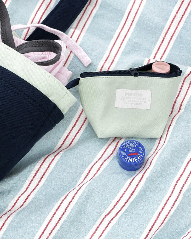 MERGE(マージ）/  Out Layer Bag -Pistachio Navy-【バーンストア】
