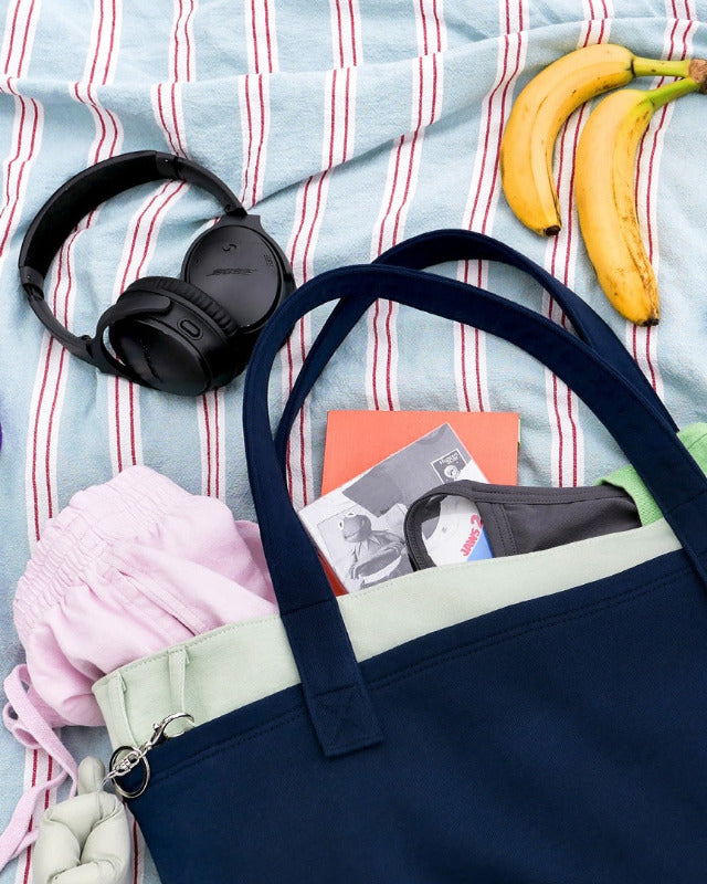 MERGE(マージ）/  Out Layer Bag -Pistachio Navy-【バーンストア】