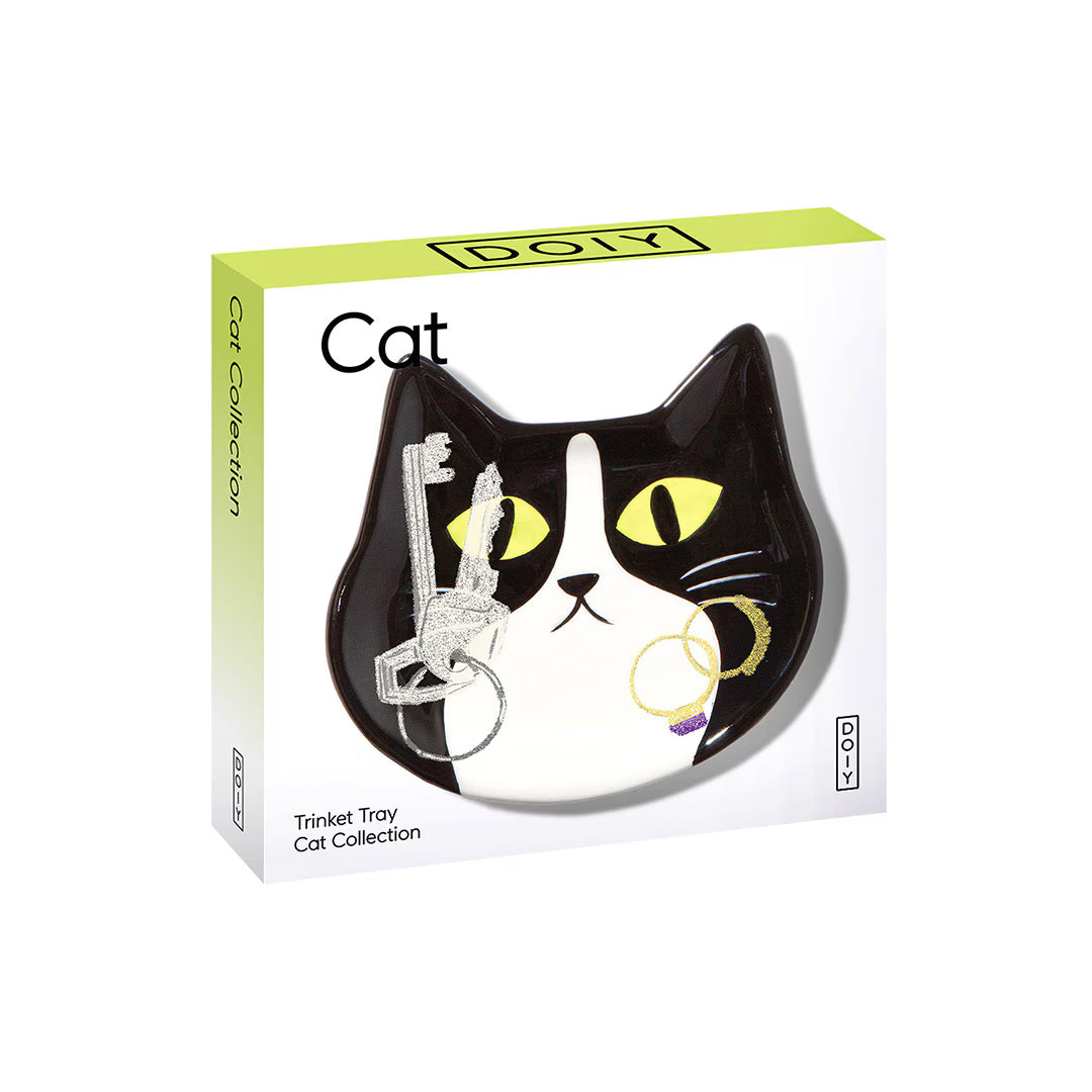 DOIY（ドーイ）/  Trinket Tray "Cat" トリンケット トレイ "キャット" | 猫モチーフのトレイ 【サラダボゥル】