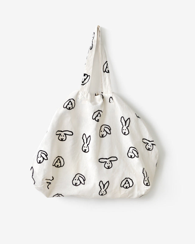 WARMGREY TAIL(ウォームグレーテール）/UPCYCLING OXFORD BIG BAG -BUNNY BUNNY-【バーンストア】