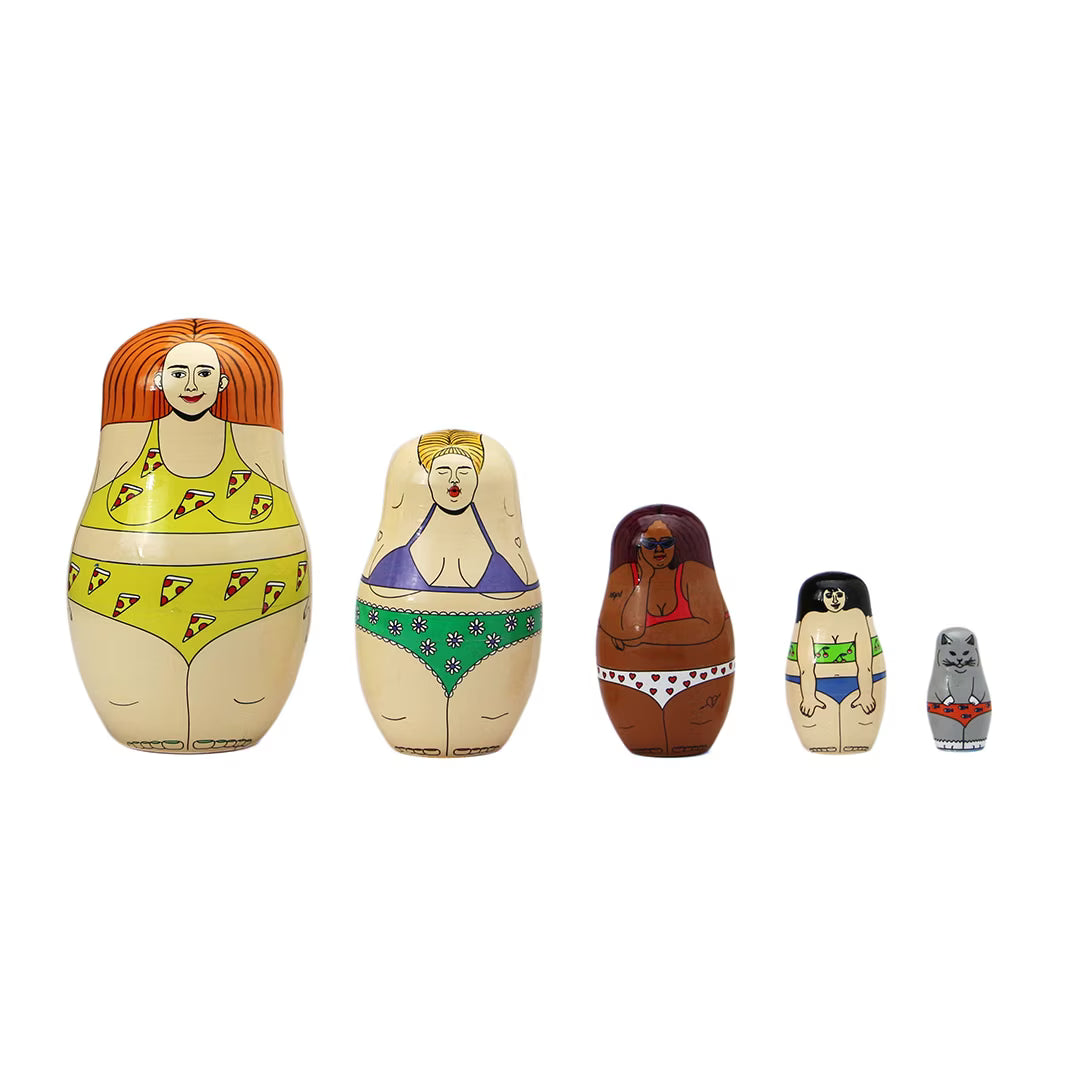 MIDORI KOMATSU(ミドリコマツ)/ Happy Hot Girls Matryoshka：ハッピー ホット ガールズマトリョーシカ【サラダボゥル】