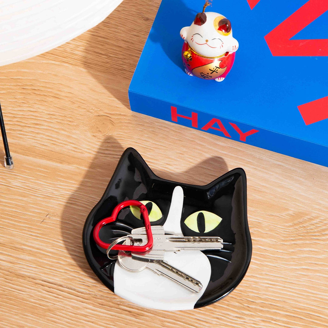DOIY（ドーイ）/  Trinket Tray "Cat" トリンケット トレイ "キャット" | 猫モチーフのトレイ 【サラダボゥル】