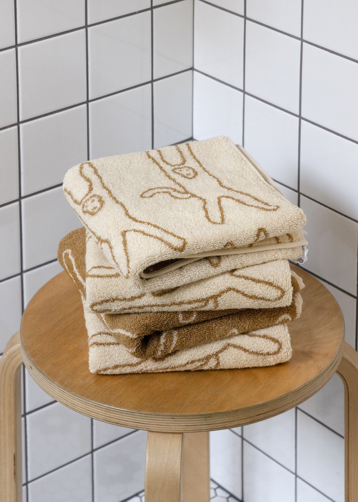 WARMGREY TAIL(ウォームグレーテール）/ MONKEY FACE TOWEL - IVORY