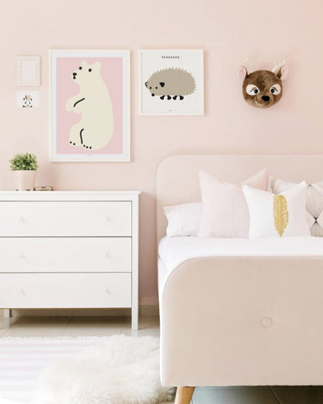 【バーンストア】WARMGREY TAIL / HUGGY BEAR - PINK POSTER 300mm x 400mm WA21339