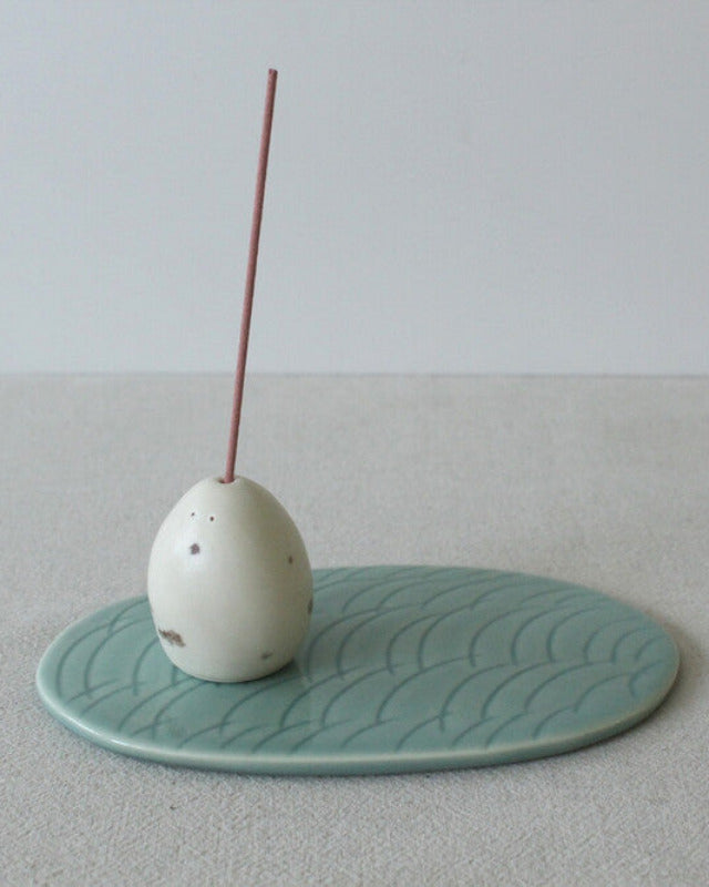 【バーンストア】bright room / Robin's egg incense holder