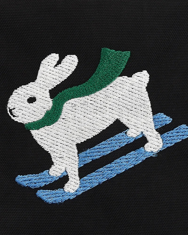 kitty bunny pony(キティーバニーポニー）/  Skiing Bunny Embroidery Pouch【バーンストア】