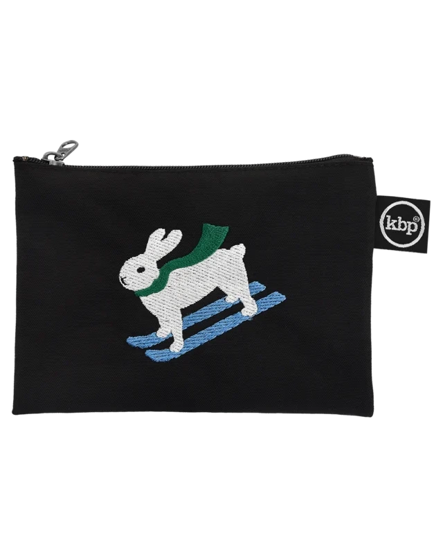 kitty bunny pony(キティーバニーポニー）/  Skiing Bunny Embroidery Pouch【バーンストア】