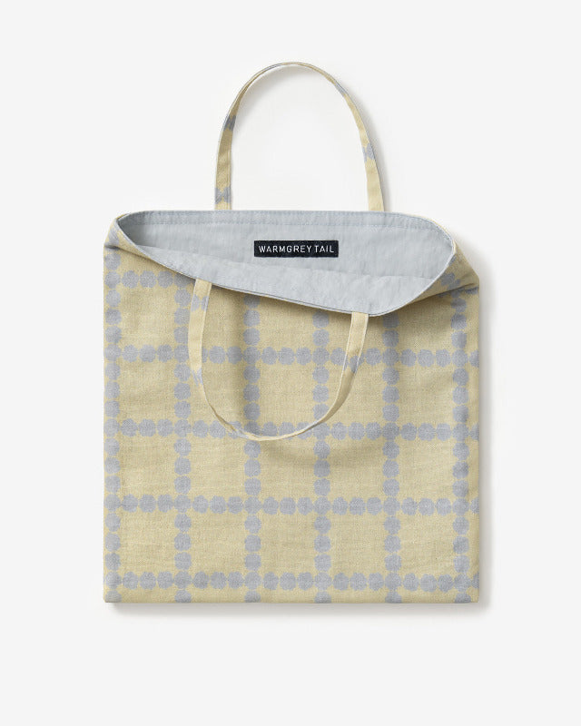 WARMGREY TAIL(ウォームグレーテール）/ BLOSSOM CHECK MINI BAG - BUTTER【バーンストア】