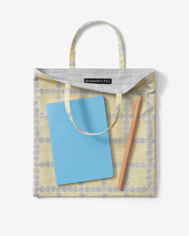 WARMGREY TAIL(ウォームグレーテール）/ BLOSSOM CHECK MINI BAG - BUTTER【バーンストア】