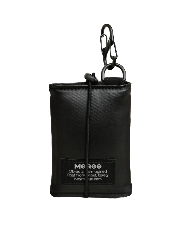 MERGE(マージ）/  Foldy Wallet -Mute Black-【バーンストア】