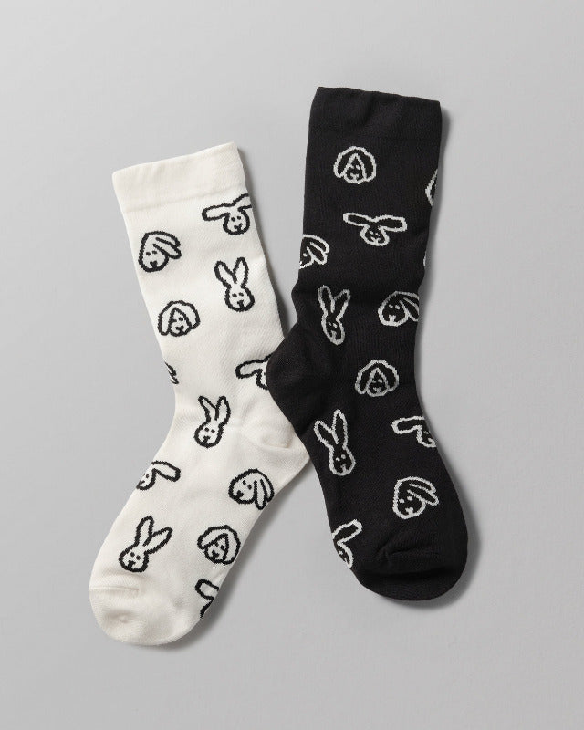 WARMGREY TAIL(ウォームグレーテール）/  BUNNY BUNNY SOCKS - CREAM【バーンストア】